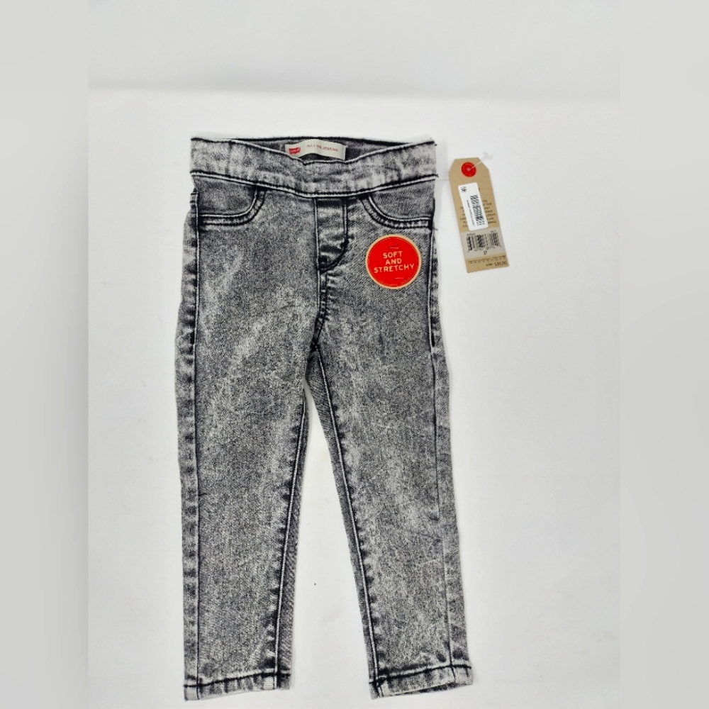 Baby Levi s Pull-On Jegging Gray Pants Size 2T Soft And Stretchy BNWT